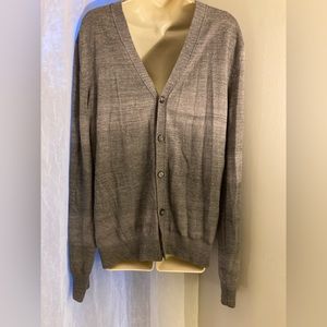 Banana Republic Men’s Gray Grey Button-down Sweater Cardigan Wool Acrylic Blend!